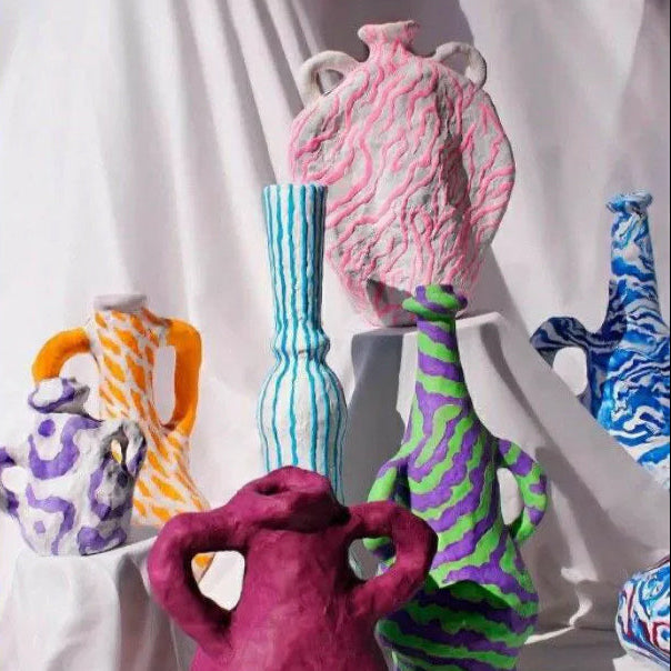 Coming Soon: Abstract Vases with Paper Mache