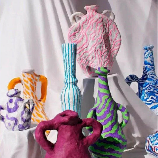 Coming Soon: Abstract Vases with Paper Mache