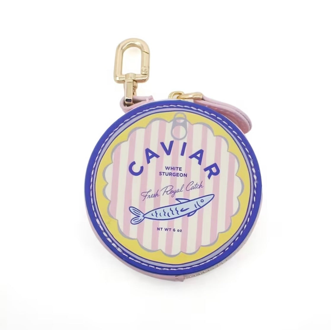 Coin Purse Key Chain - caviar